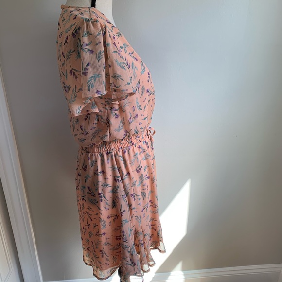 THREE PINK HEARTS FLORAL DRESS - Picture 3 of 8